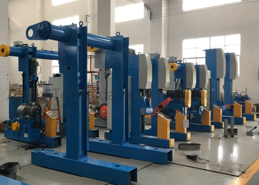 Cable, Wire, Optical Cable Gantry Type of Passive Motorized Pay off & Take up Machine