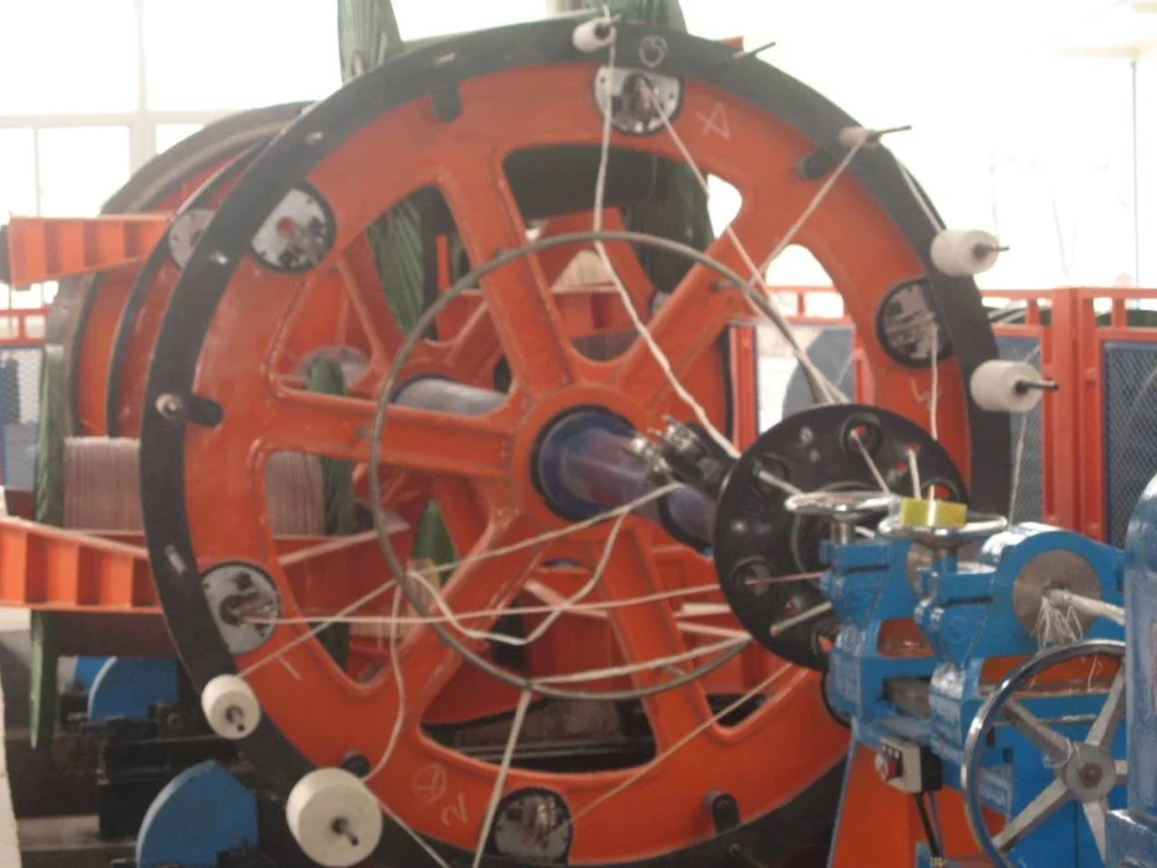 High Speed Drum Twister Type Cable Laying up Machine with Steel Wire Armoring