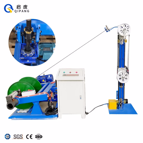 シャフトレス電線巻取機